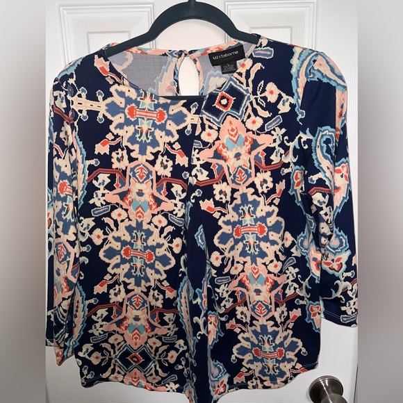 Liz Claiborne Tops - Liz Claiborne 3/4 length sleeve shirt.